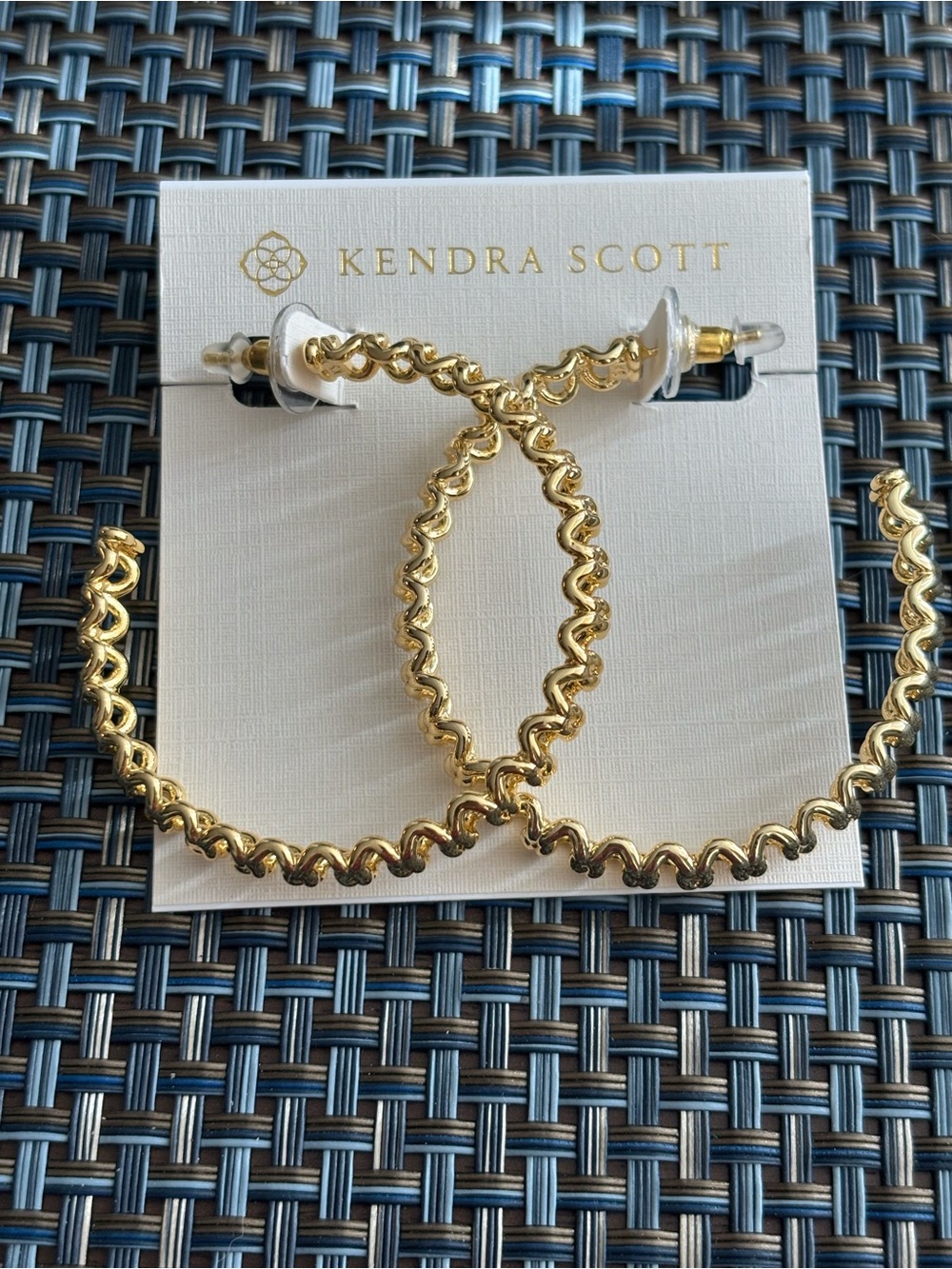 Kendra Scott Gold Fallyn Hoop Earrings